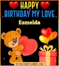 Gif Happy Birthday My Love Esmelda